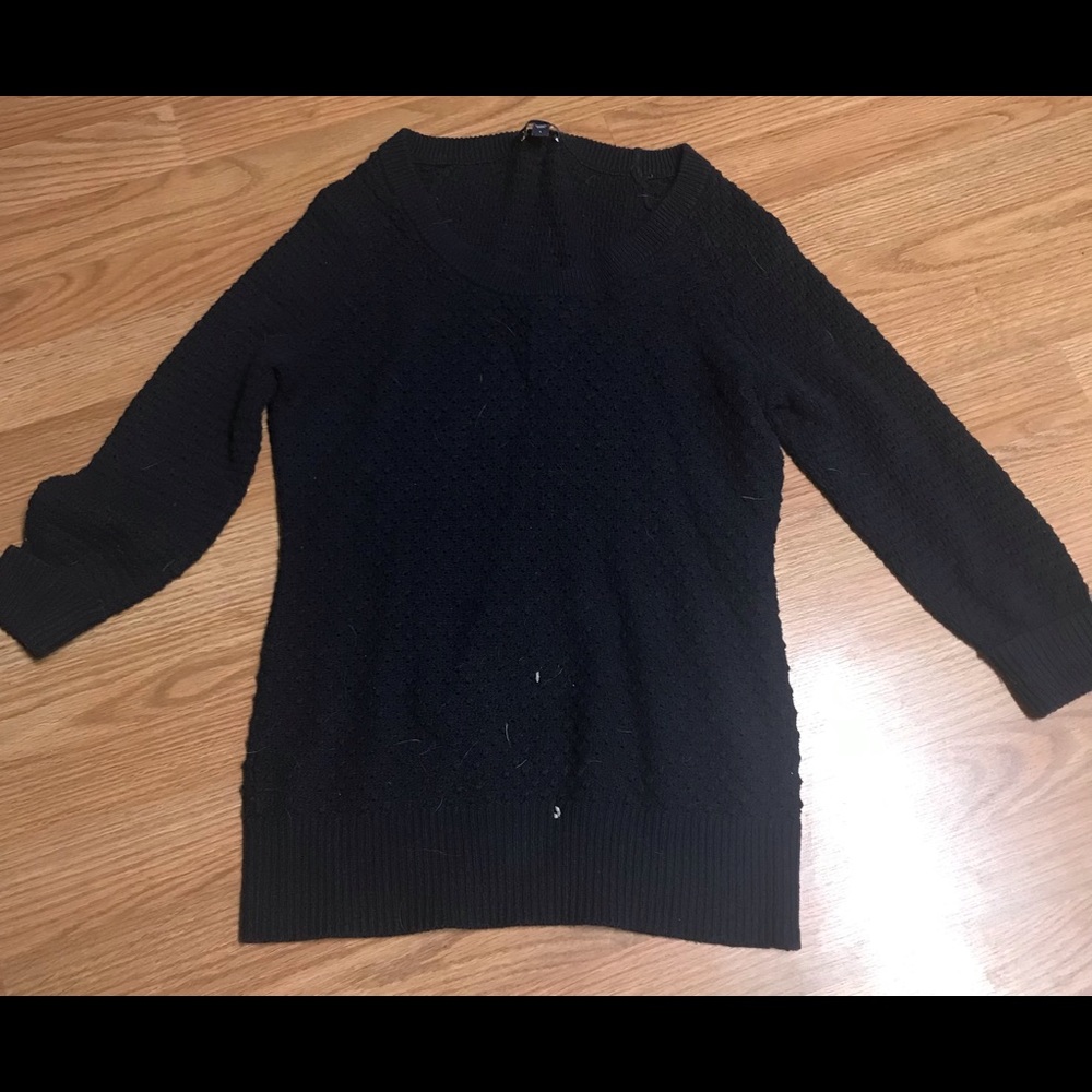 Gap Navy blue sweater 3/4 sleeve - Picture 1 of 6